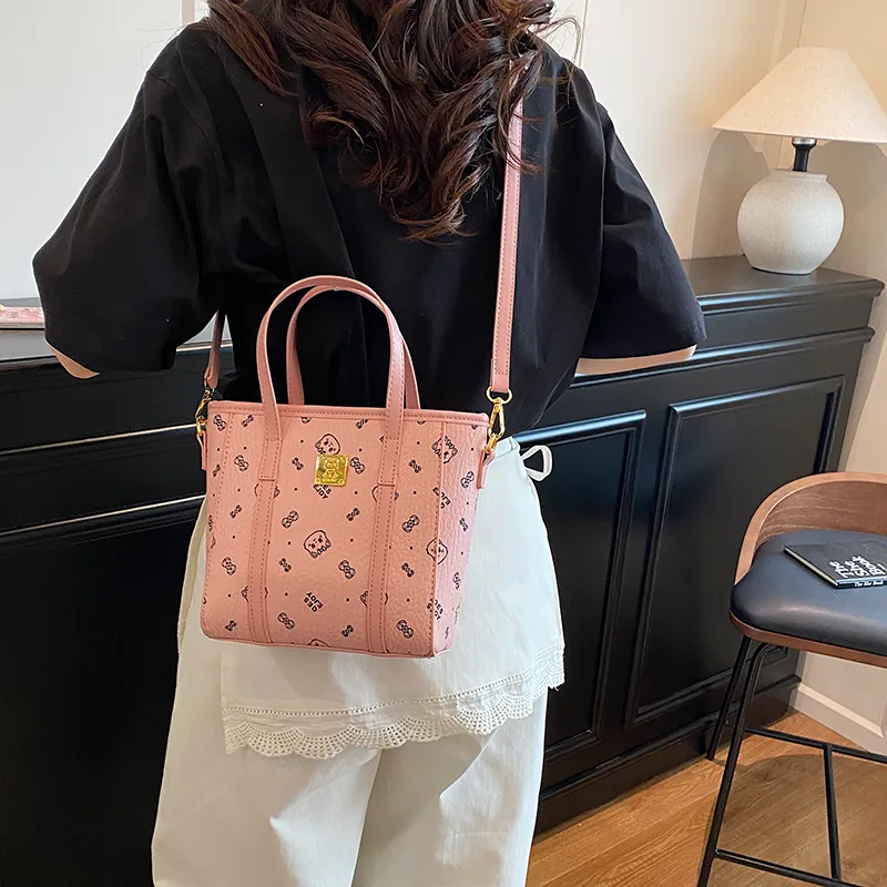 Yalu PU Portable Crossbody Bag, Shoulder Bag Women's White/Pink/Brown/Black-11