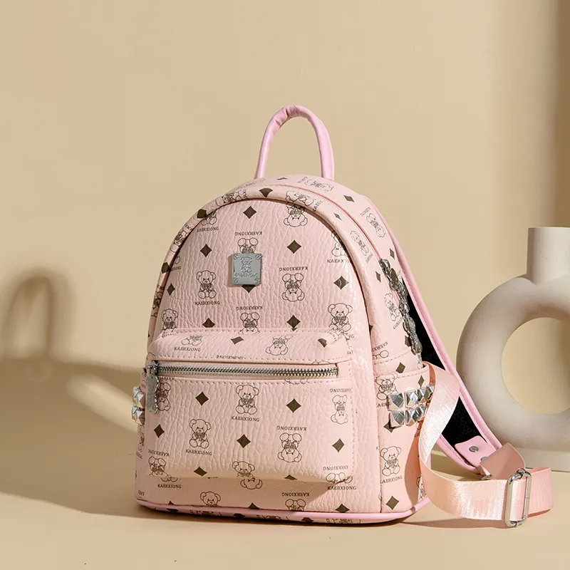 Yalu PU Backpack Unisex Multicolor-26