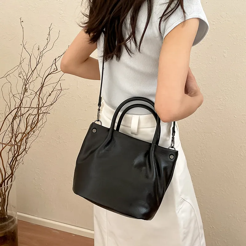 Yalu PU Handbag Women's White/Black/Khaki/Coffee/Brown-9