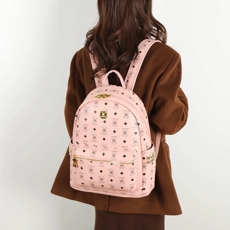 Yalu PU Backpack Unisex Multicolor-15