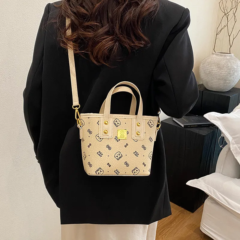 Yalu PU Handbag Women's White/Pink/Black/Brown-1
