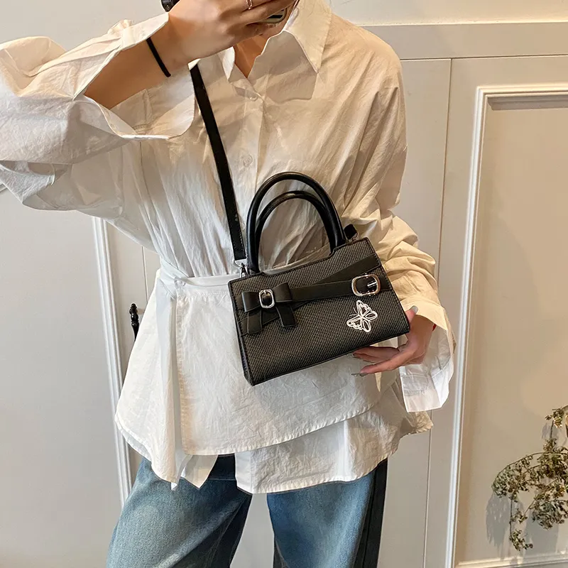 Yalu PU Handbag Unisex Black/Brown/Pink/White-1