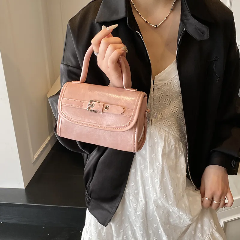 Yalu PU Shoulder Bag, Crossbody Bag, Handbag Women's Blue/Pink/Red/Black/Silver/White-11