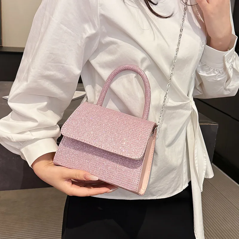 Yalu PU Handbag Unisex Black/Gold/Silver/Pink-19