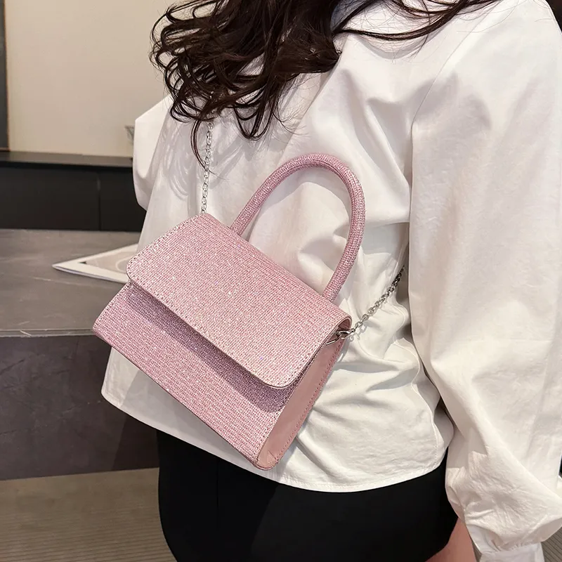 Yalu PU Handbag Unisex Black/Gold/Silver/Pink-17