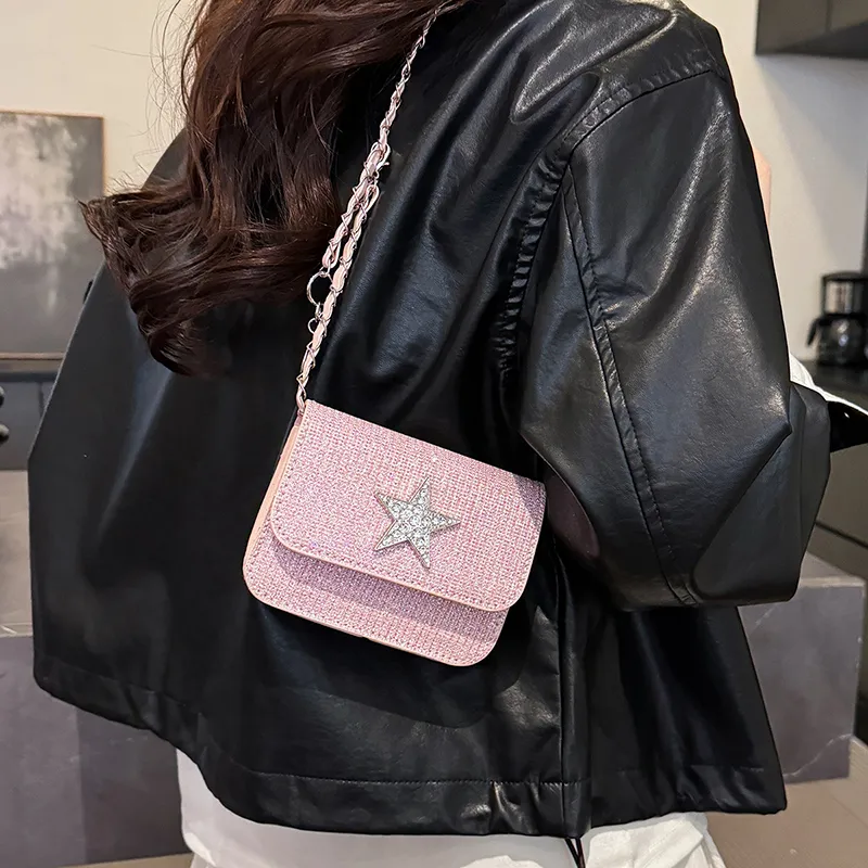 Yalu PU Shoulder Bag, Crossbody Bag Women's Black/Gold/Silver/Pink-17