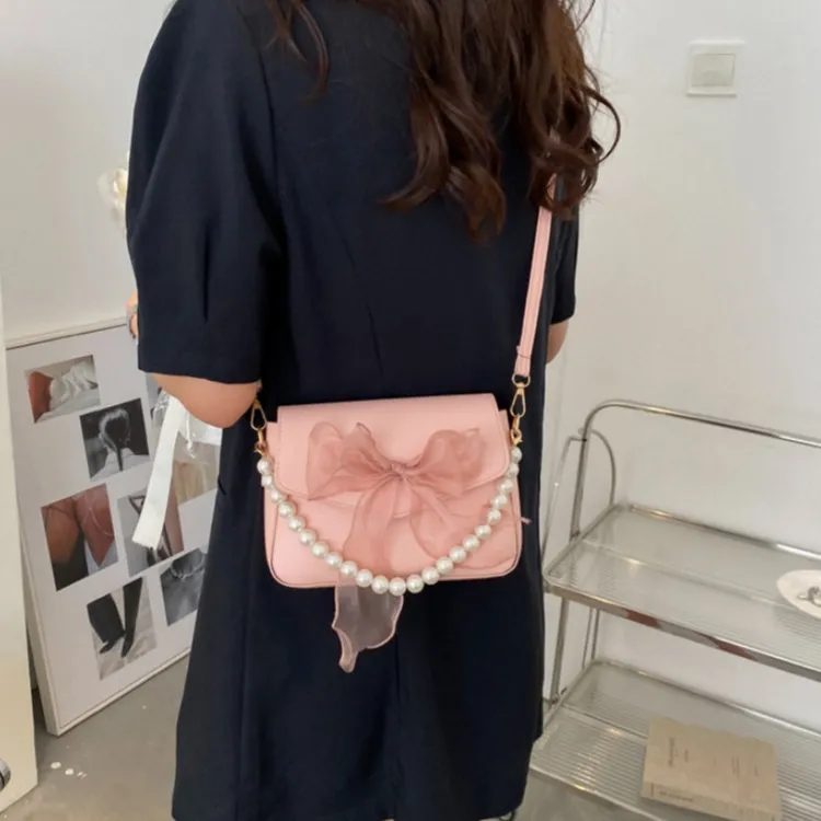 Yalu PU Handbag, Crossbody Bag Regular Unisex White/Black/Blue/Pink-13