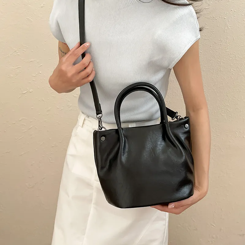 Yalu PU Handbag Women's White/Black/Khaki/Coffee/Brown-11