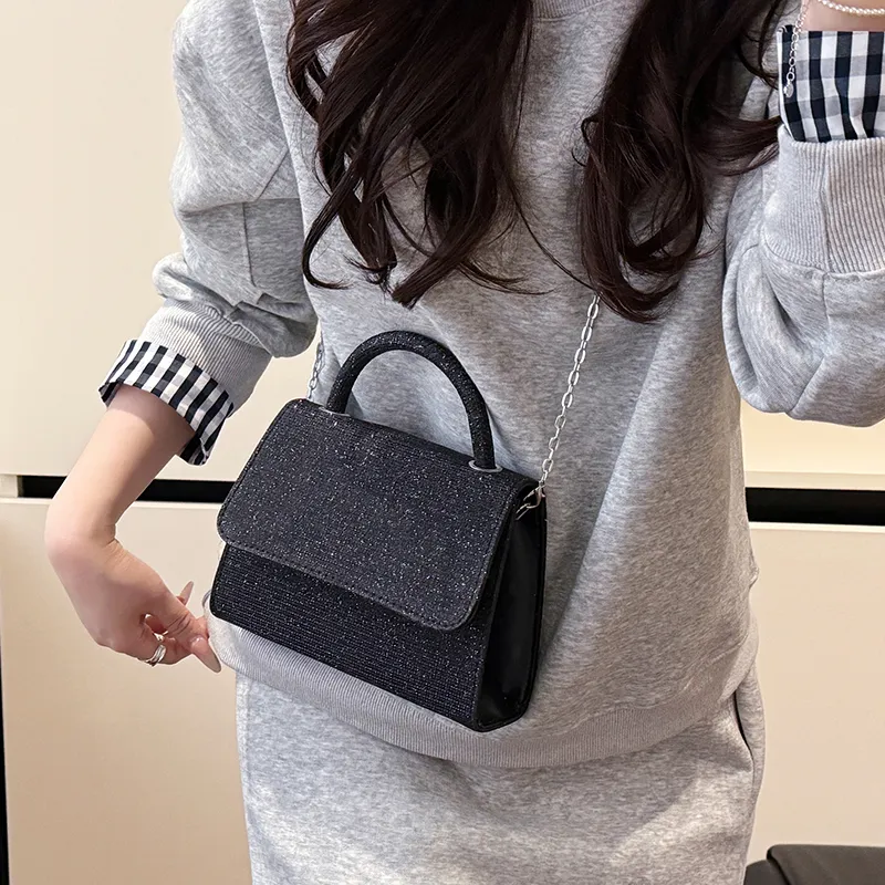 Yalu PU Handbag Unisex Black/Gold/Silver/Pink-4