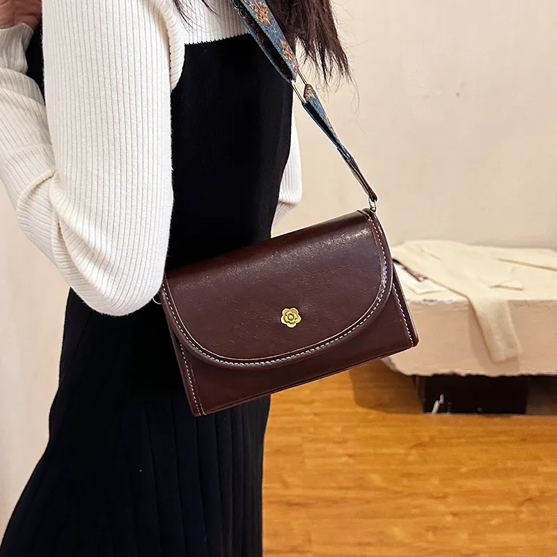 Yalu PU Crossbody Bag Women's Black/Brown/Coffee-11
