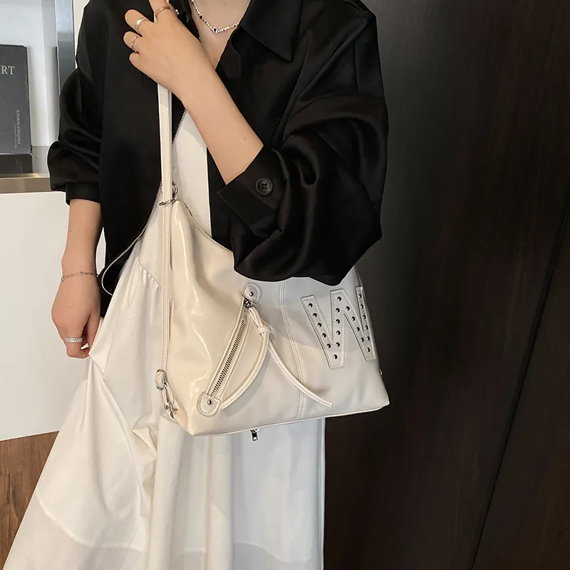 Yalu PU Backpack Shoulder Bag Regular Women's Black/White/Pink/Blue-8