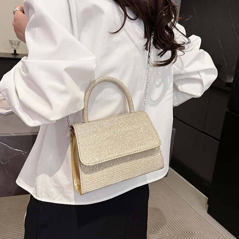 Yalu PU Handbag Unisex Black/Gold/Silver/Pink-8