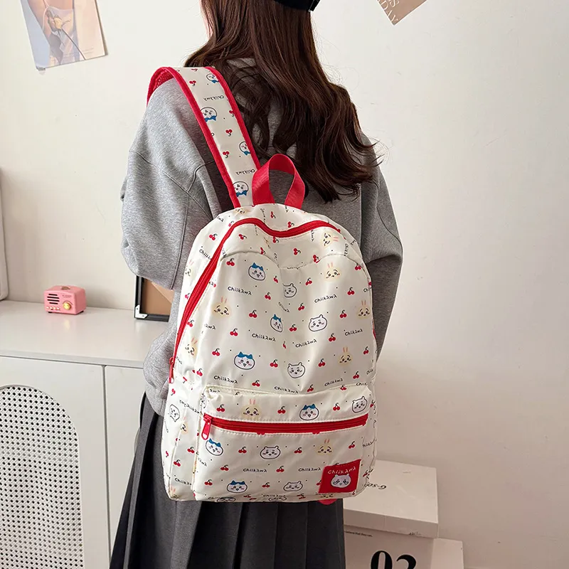 Yalu Oxford Backpack Regular Unisex Ecru-5