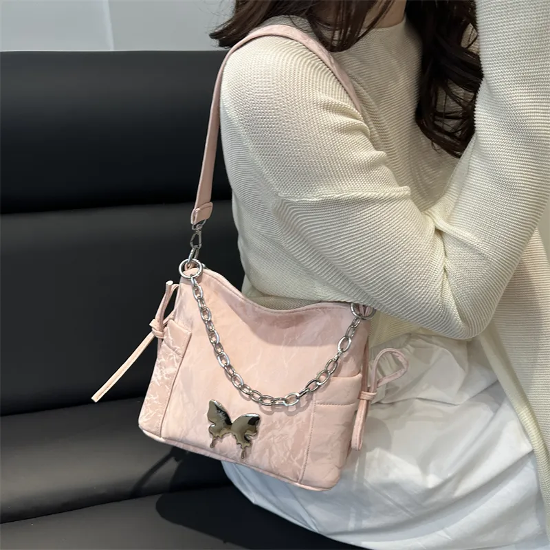 Yalu PU Shoulder Bag, Crossbody Bag Unisex White/Silver/Black/Pink/Green-20