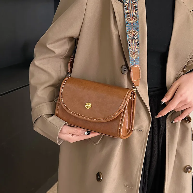 Yalu PU Crossbody Bag Women's Black/Brown/Coffee-8