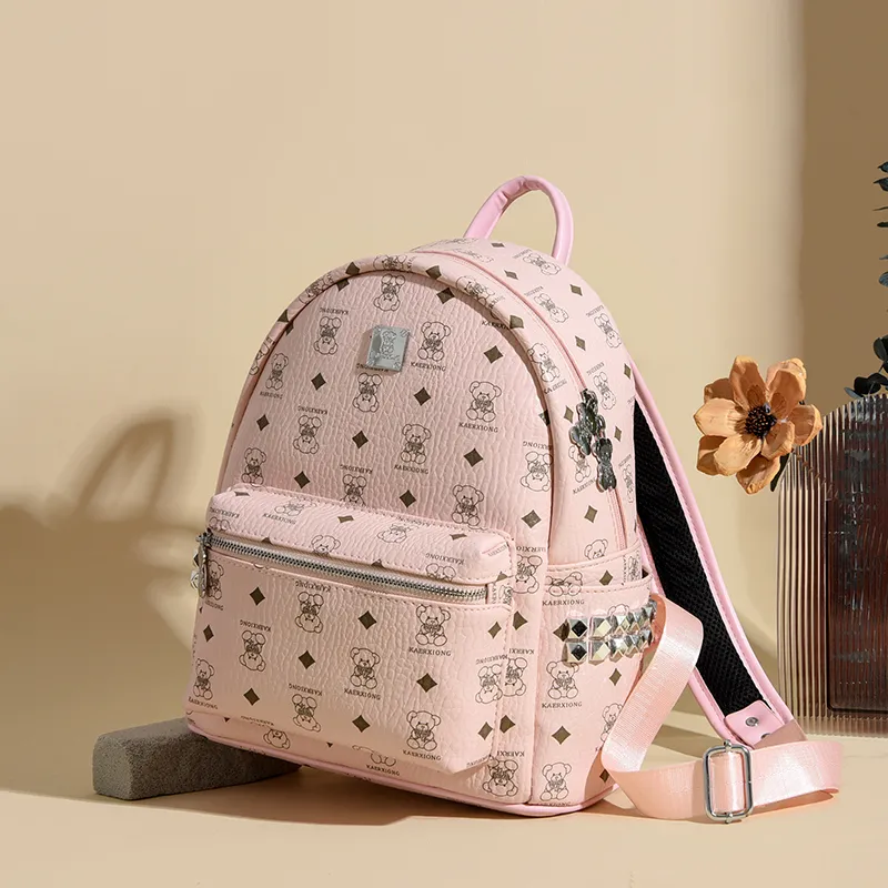 Yalu PU Backpack Unisex Multicolor-27