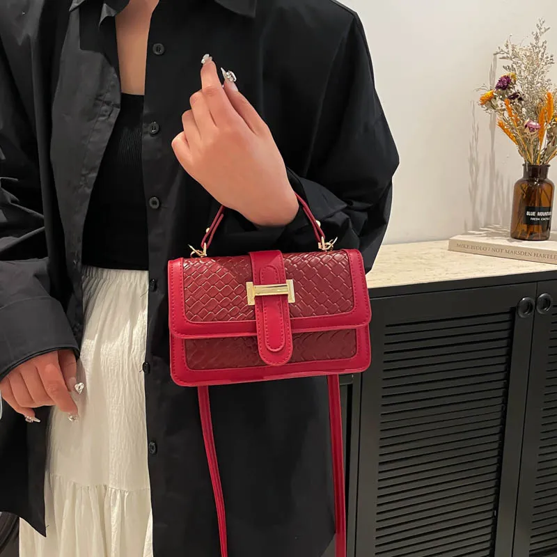 Yalu PU Handbag Unisex White/Black/Red/Green/Brown-15