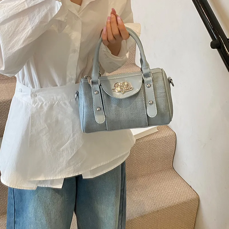 Yalu PU Shoulder Bag, Crossbody Bag, Handbag Regular Women's White/Black/Red/Blue/Pink-23