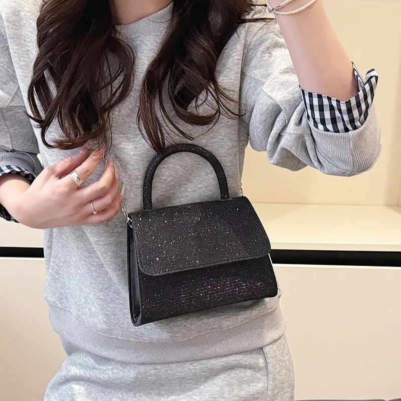 Yalu PU Handbag Unisex Black/Gold/Silver/Pink-2