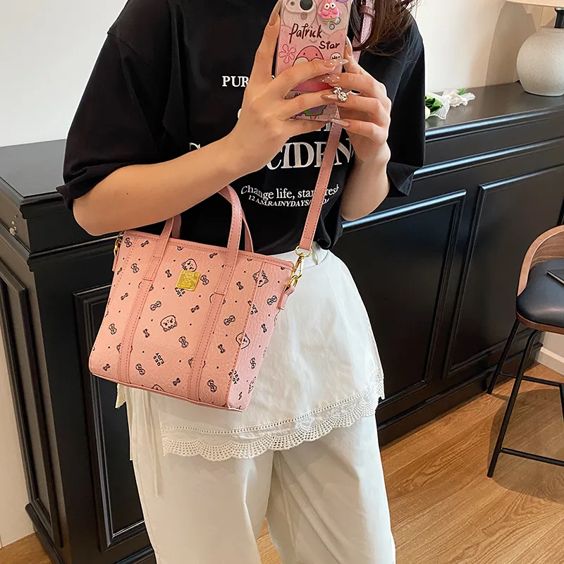 Yalu PU Portable Crossbody Bag, Shoulder Bag Women's White/Pink/Brown/Black-12