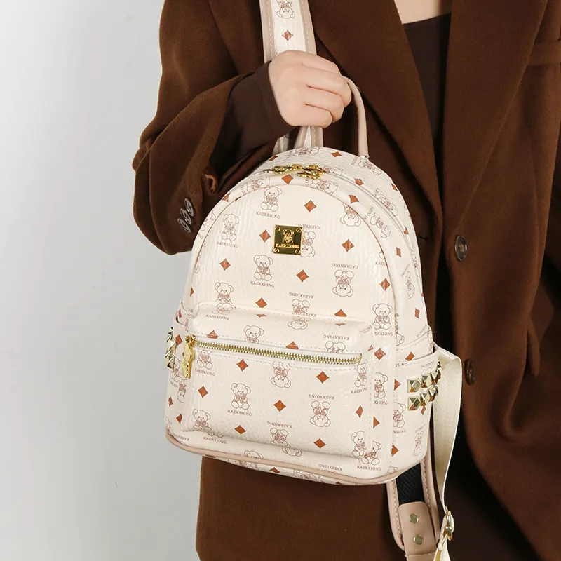 Yalu PU Backpack Unisex Multicolor-8