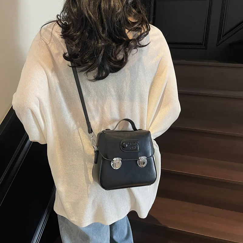 Yalu PU Handbag Unisex White/Silver/Black/Pink/Yellow-17