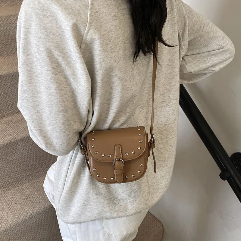 Yalu PU Crossbody Bag Regular Women's White/Silver/Black/Pink/Sky Blue/Brown-34