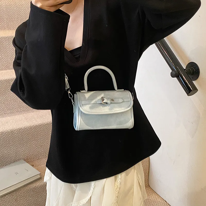 Yalu PU Shoulder Bag, Crossbody Bag, Handbag Women's Blue/Pink/Red/Black/Silver/White-4