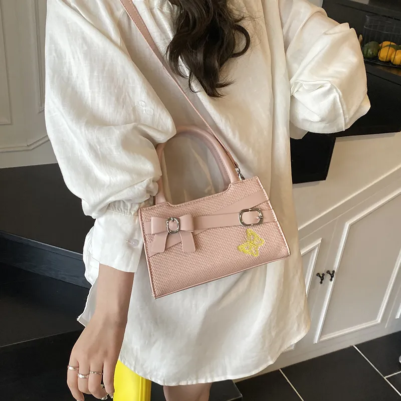 Yalu PU Handbag Unisex Black/Brown/Pink/White-16