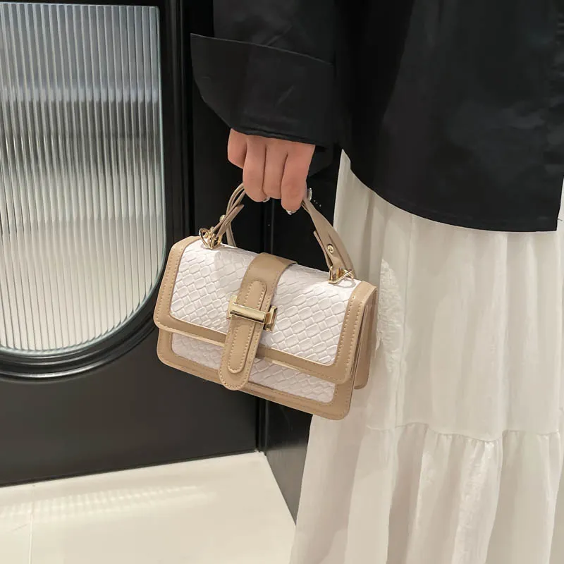 Yalu PU Handbag Unisex White/Black/Red/Green/Brown-3