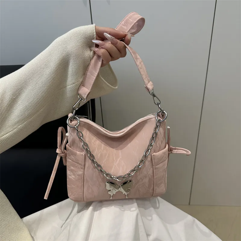 Yalu PU Shoulder Bag, Crossbody Bag Unisex White/Silver/Black/Pink/Green-21