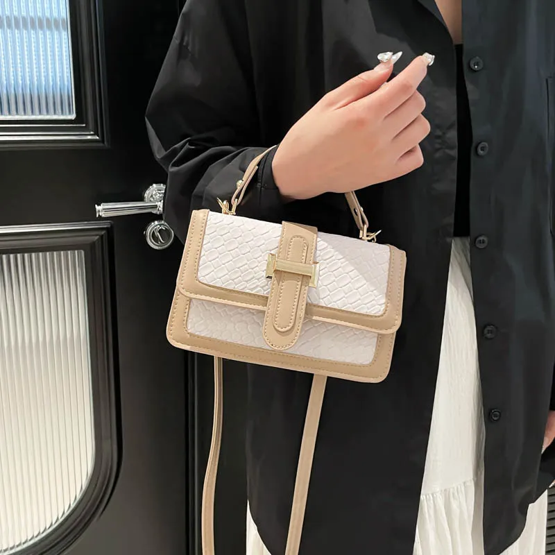 Yalu PU Handbag Unisex White/Black/Red/Green/Brown-2