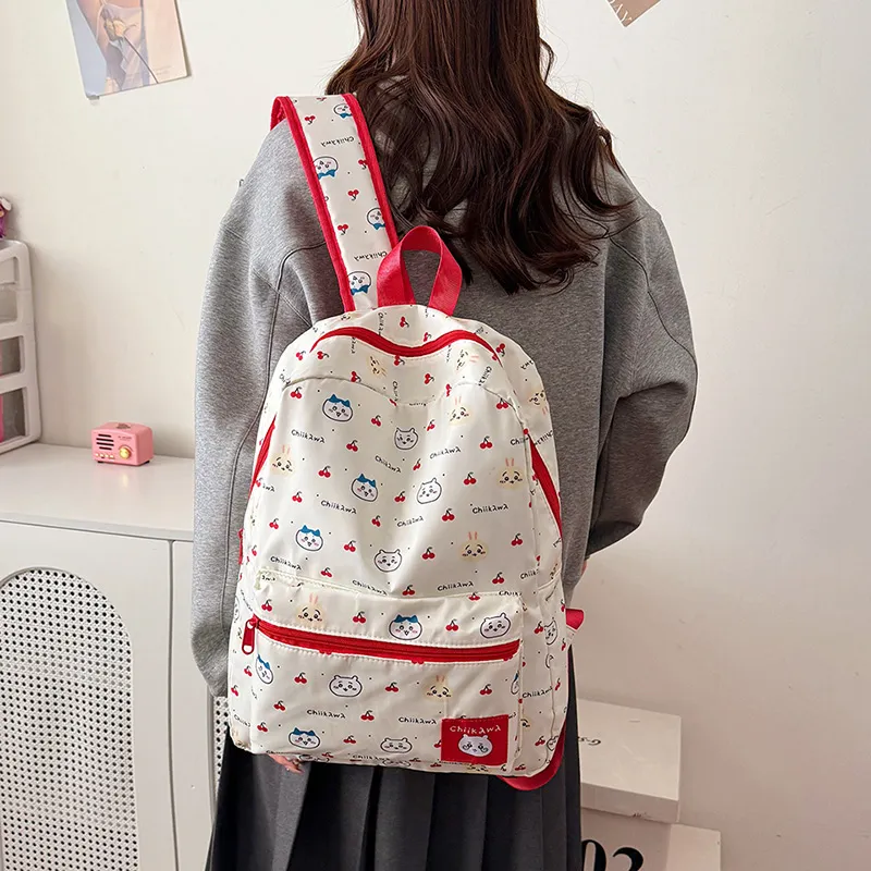 Yalu Oxford Backpack Regular Unisex Ecru-6