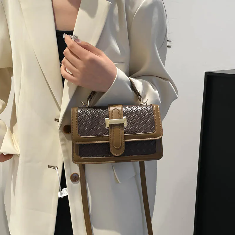 Yalu PU Handbag Unisex White/Black/Red/Green/Brown-25