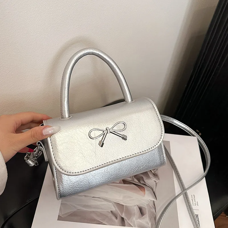 Yalu PU Crossbody Handbag Unisex Black/Red/Silver/Pink-11