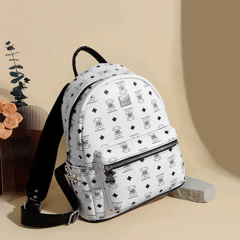 Yalu PU Backpack Unisex Multicolor-22