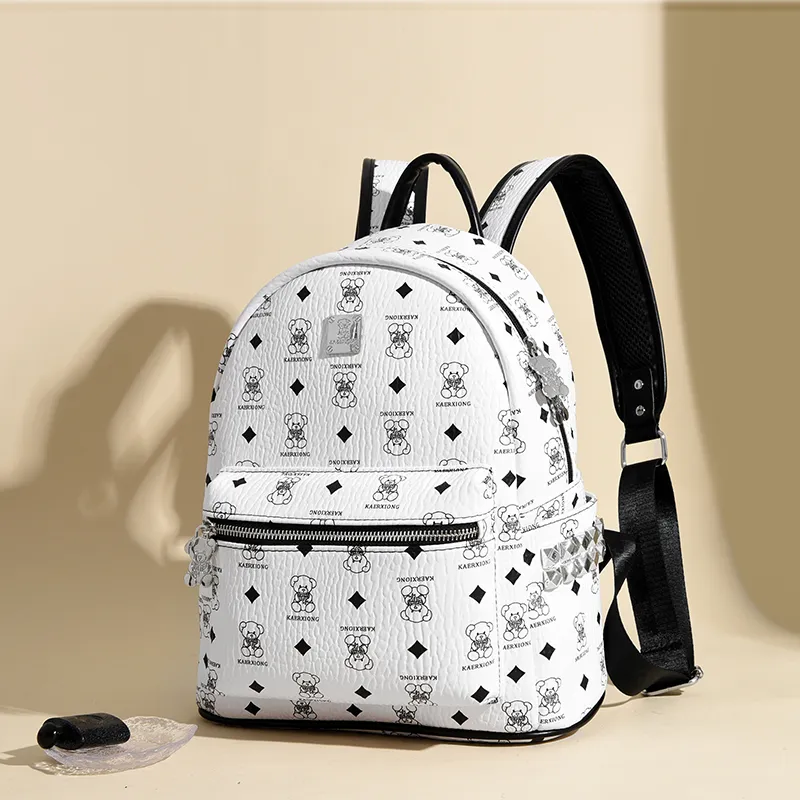 Yalu PU Backpack Unisex Multicolor-23