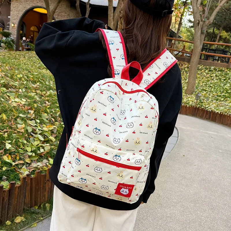 Yalu Oxford Backpack Regular Unisex Ecru-2