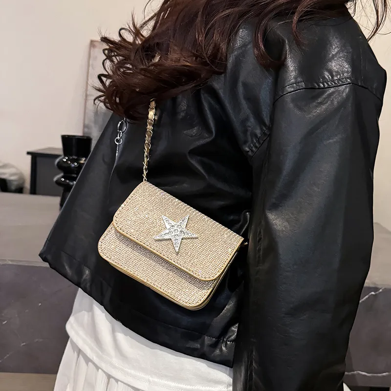 Yalu PU Shoulder Bag, Crossbody Bag Women's Black/Gold/Silver/Pink-6