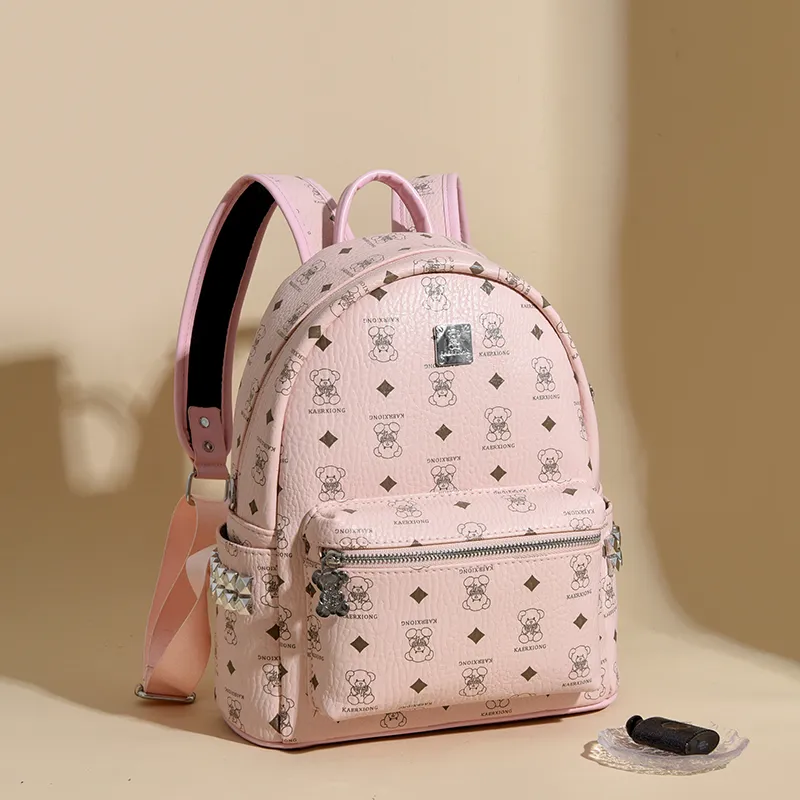 Yalu PU Backpack Unisex Multicolor-28