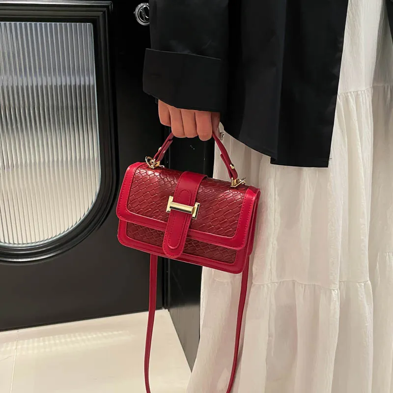 Yalu PU Handbag Unisex White/Black/Red/Green/Brown-14