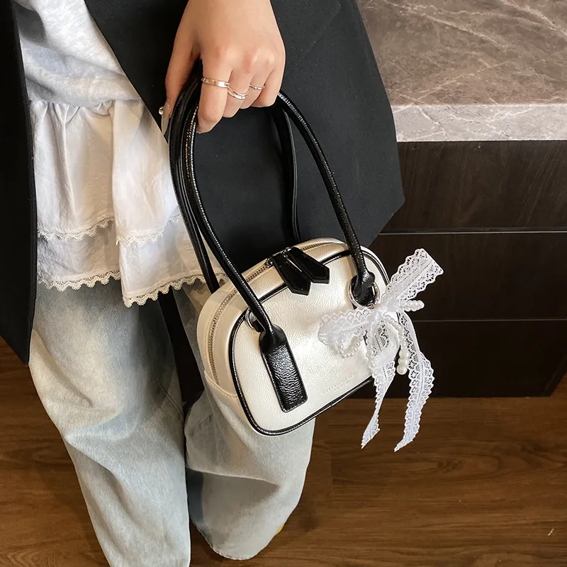 Yalu PU Shoulder Bag, Crossbody Bag, Handbag Women's Ecru/Pink/Blue/Silver/Black-1