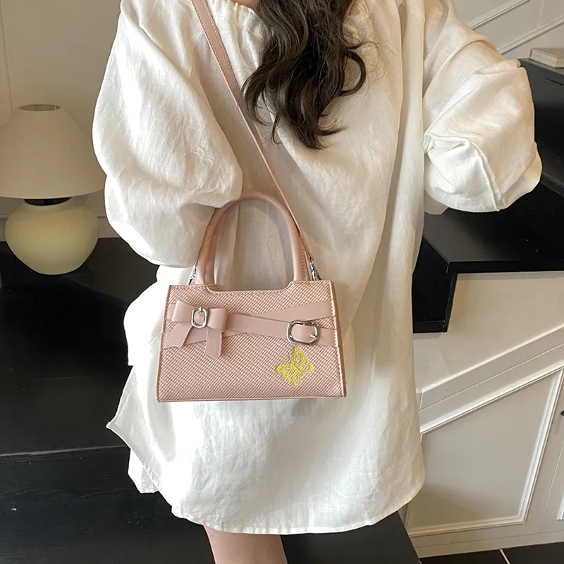 Yalu PU Handbag Unisex Black/Brown/Pink/White-14