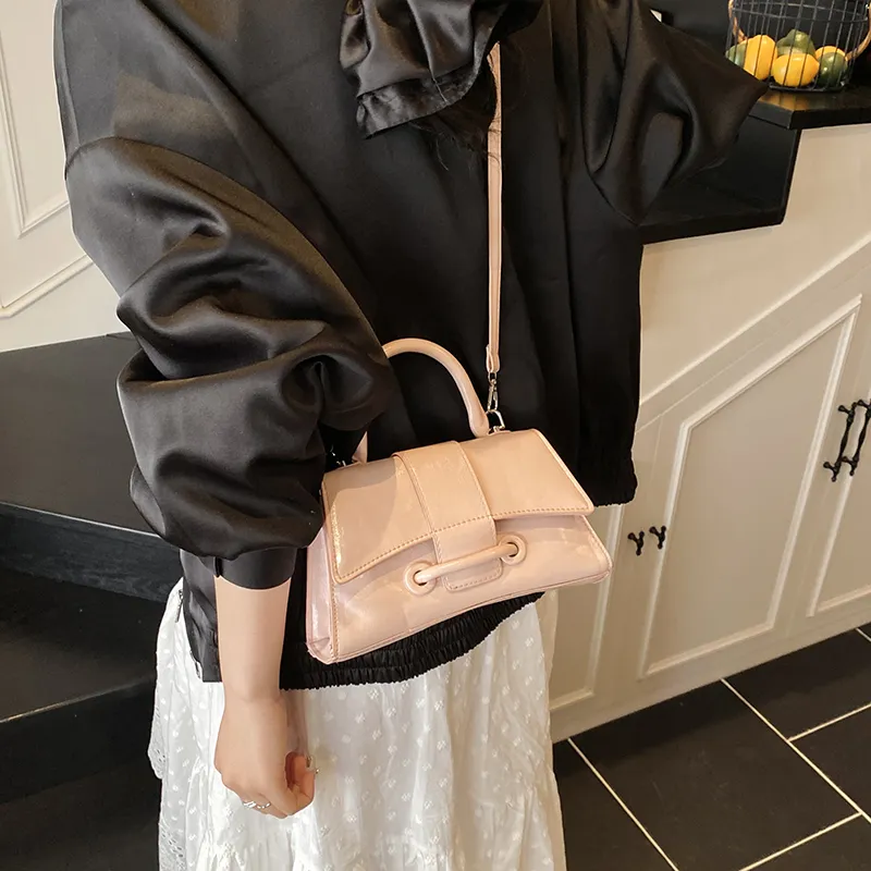 Yalu PU Crossbody One Shoulder Handbag Women's Blue/Pink/Silver/Black/White-8