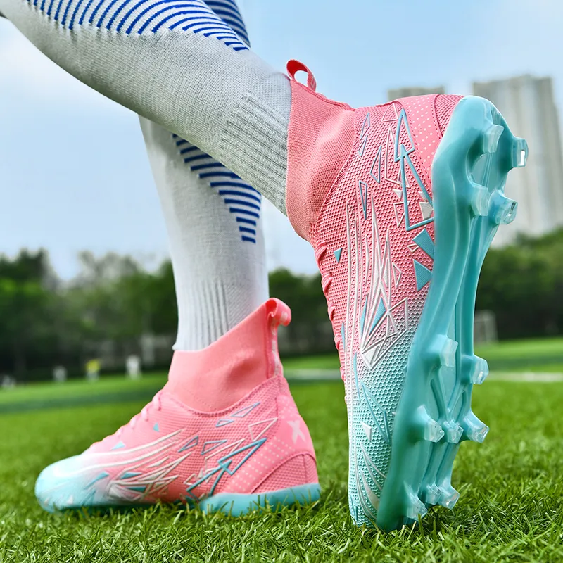 Kuding Slip-Resistant Coverage Impact-Resistant Soccer Shoes Men's-3