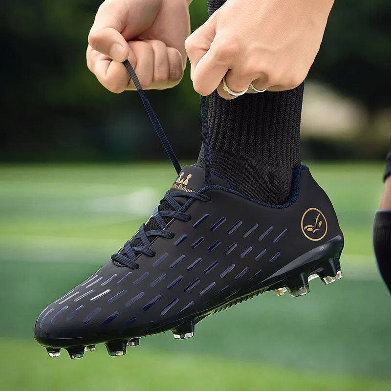 Kuding FG Rubber Long Studs Firm Ground Artificial Ground Slip Resistant Breathable Coverage Soccer Shoes Men's-15