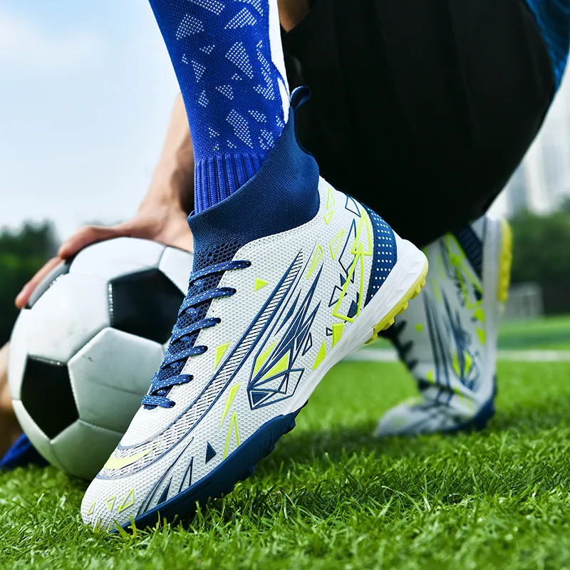 Kuding Slip-Resistant Coverage Impact-Resistant Soccer Shoes Men's-22