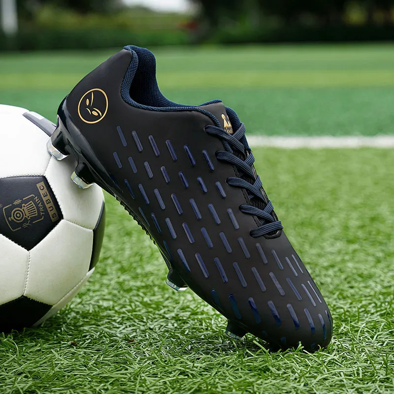 Kuding FG Rubber Long Studs Firm Ground Artificial Ground Slip Resistant Breathable Coverage Soccer Shoes Men's-17