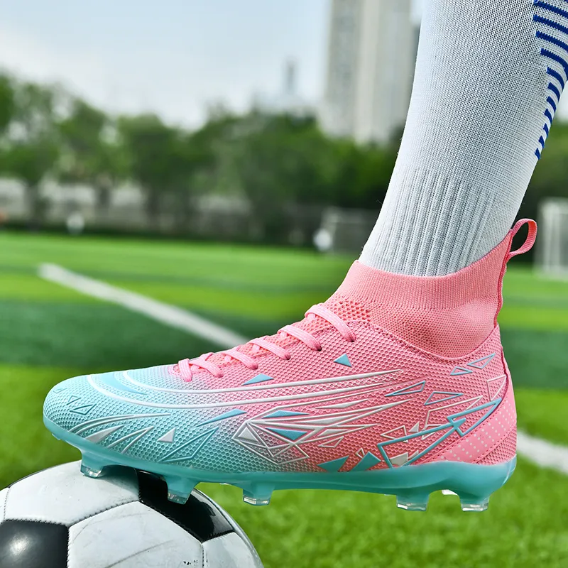 Kuding Slip-Resistant Coverage Impact-Resistant Soccer Shoes Men's-4