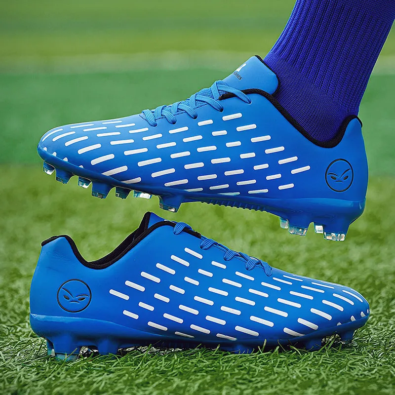 Kuding FG Rubber Long Studs Firm Ground Artificial Ground Slip Resistant Breathable Coverage Soccer Shoes Men's-5